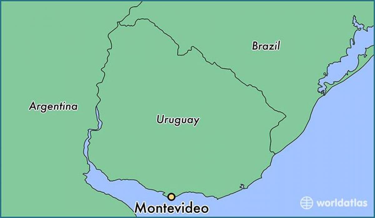 Karte montevideo Urugvajas
